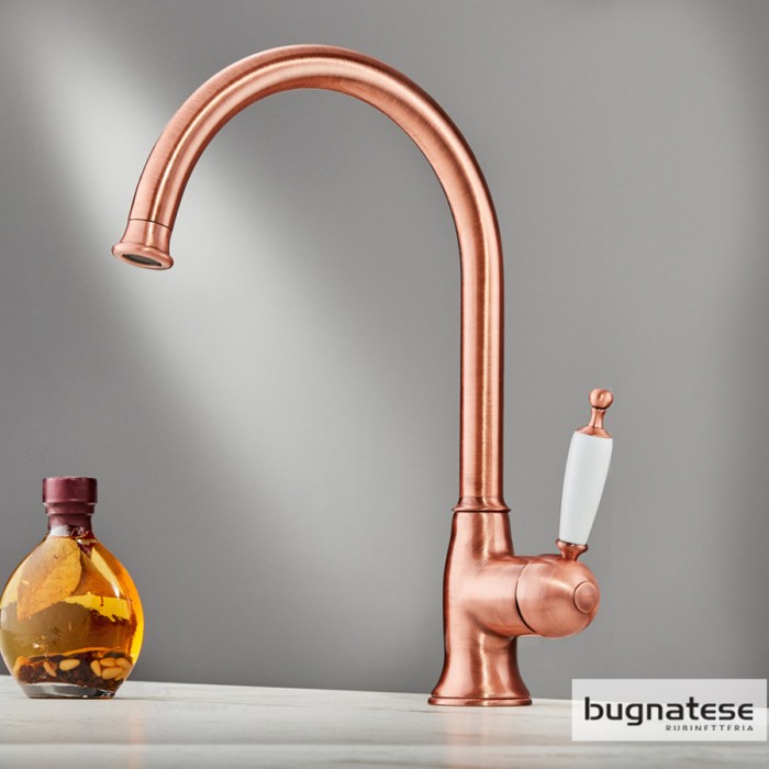 ΜΠΑΤΑΡΙΑ ΚΟΥΖΙΝΑΣ ΧΑΛΚΟΥ-RAME ΥΨΗΛΗ RETRO BUGNATESE OXFORD 6381-222